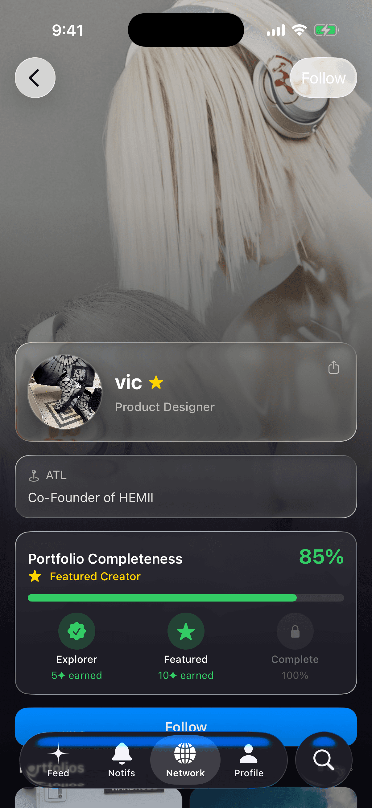 HEMII profile with portfolio completeness